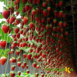 Клубника ампельная Анастасия купить по цене от 370р. в интернет-магазине «Посадика» с доставкой почтой в в Саянске и по всей России – [изображение №1].